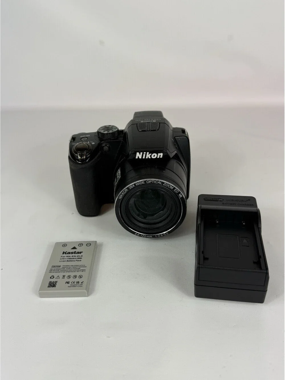 Nikon COOLPIX P100 10.3MP Digital Camera - Black w/ Battery and Charger (Read)